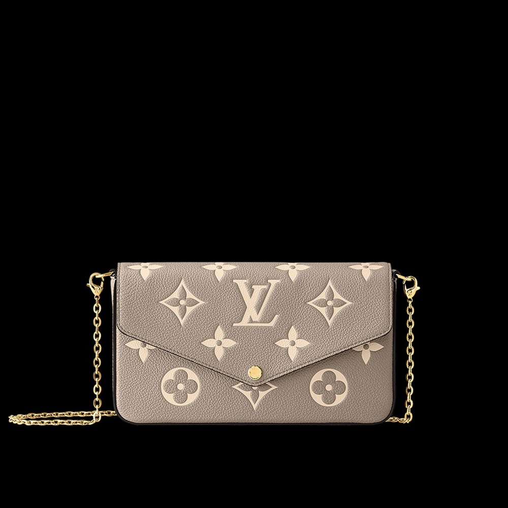 LV Felicie Pochette Monogram Empreinte Leather - Picture 10 of 12